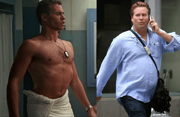 Val Kilmer then and now