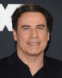 John Travolta's cleft chin today